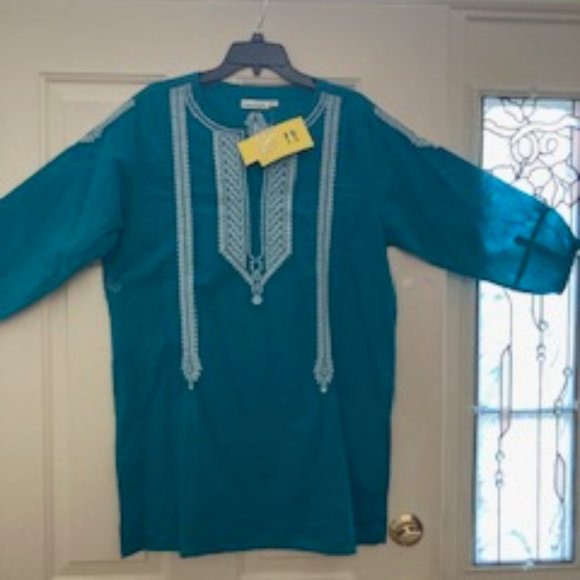COPY - Roller Rabbit Cotton Long Sleeve Tunic, Size XL new with tag - Picture 4 of 6